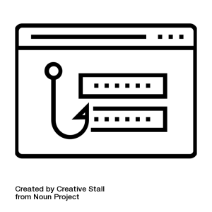 password phishing icon